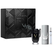 Paco Rabanne Invictus Victory parfémovaná voda 100 ml + deodorant sprej 150 ml + toaletní voda 10 ml miniatura, dárková sada pro muže