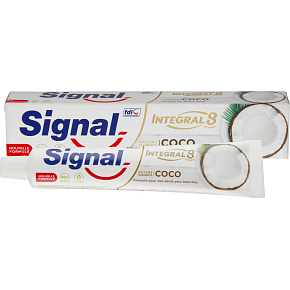 Signal zubní pasta Nature Elements Integral 8 Coco White, 75 ml