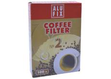 Alufix Coffee Filter kávové filtry 2 velikosti 100 kusů