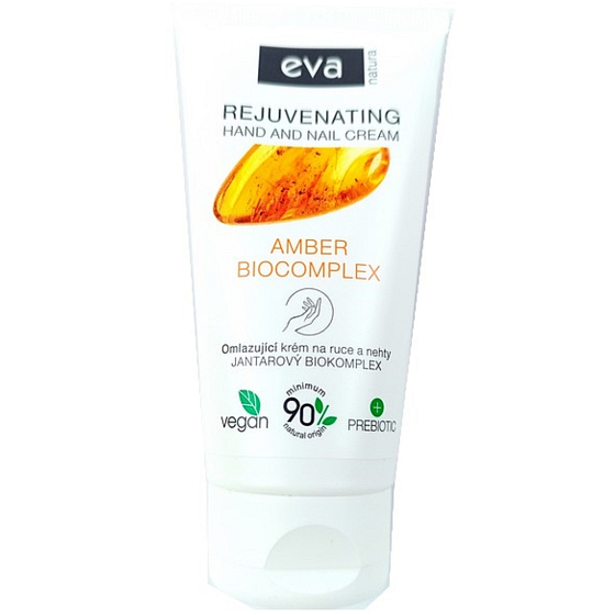 Eva Natura Amber Biocomplex omlazující krém na ruce a nehty s jantarovým biokomplexem 75 ml