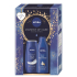 Nivea Moment of Care Creme Care sprchový gel 250 ml + Nivea Rich Nourishing tělové mléko 250 ml, kosmetická sada