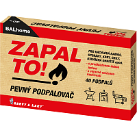 BALhome Zapal To, pevný podpalovač, 40 podpalů