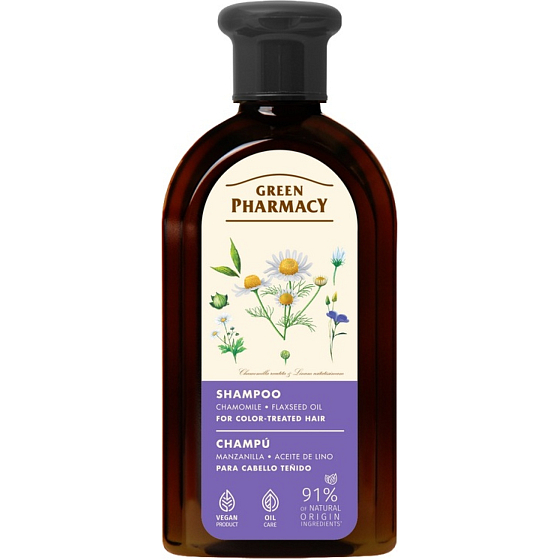 Green Pharmacy šampon pro barvené vlasy s heřmánkem 350 ml