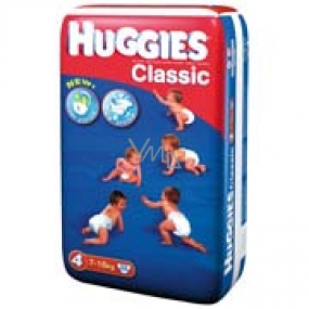 Huggies Classic velikost 4 7-16 kg plenkové kalhotky 50 kusů