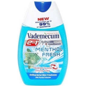 Vademecum Menthol Fresh 2v1 zubní pasta a ústní voda v jednom 75 ml