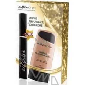 Max Factor Lasting Perfomance make-up 106 35 ml + 2000 Calorie Dramatic Volume řasenka 01 Black 9 ml, kosmetická sada