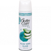 Gillette Satin Care With Aloe Vera Sensitive Skin gel na holení pro ženy 200 ml