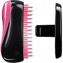 Tangle Teezer Compact Profesionální kompaktní kartáč na vlasy, Black & Pink černo-růžový