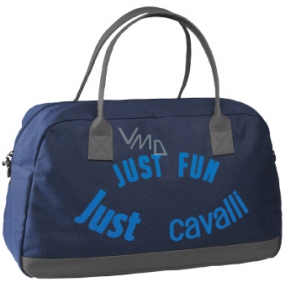 Roberto Cavalli Just Fun Just Cavalli sportovní taška modrá 41 x 26 x 19 cm 1 kus