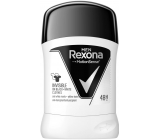 Rexona Men Invisible On Black + White Clothes antiperspirant deodorant stick pro muže 50 ml