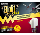 Biolit Plus Elektrický odpařovač s vůní citronelly proti komárům a mouchám 45 nocí strojek + náplň 31 ml