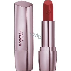 Deborah Milano Red Shine Lipstick rtěnka 10 Deep Red 2,8 g