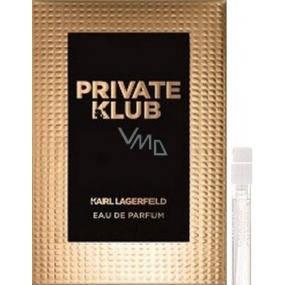 Karl Lagerfeld Private Klub for Woman parfémovaná voda pro ženy 2 ml s rozprašovačem, vialka