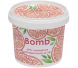 Bomb Cosmetics Růžová marmeláda Přírodní sprchový tělový peeling 365 ml