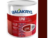 Balakryl Uni Lesk 0245 Tmavě hnědý univerzální barva na kov a dřevo 700 g