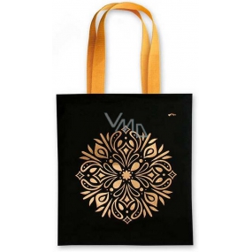 Ditipo Textilní taška 40 x 45 cm Gold se zlatým potiskem