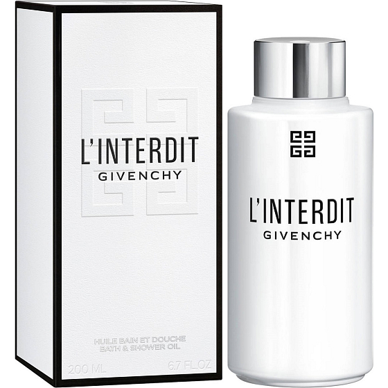 Givenchy L Interdit koupelový a sprchový olej pro ženy 200 ml