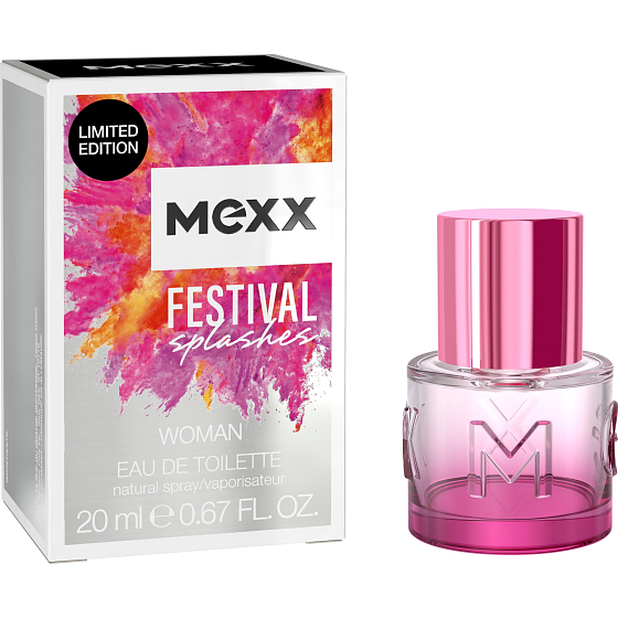 Mexx Festival Splashes Woman toaletní voda 20 ml