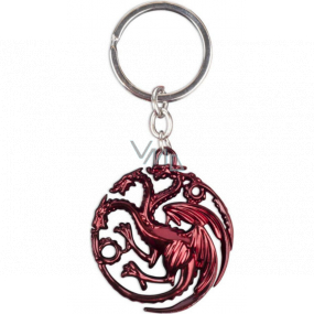 Epee Merch Hra o Trůny Game of Thrones - Targaryen Klíčenka kovová 4,5 x 6 cm