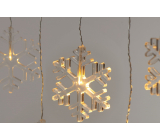 Emos Osvětlení vánoční Vločky závěs 0,84 cm, 8 LED + 5 m přívodní kabel, teplá bílá