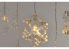 Emos Osvětlení vánoční Vločky závěs 0,84 cm, 8 LED + 5 m přívodní kabel, teplá bílá