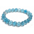 Topaz náramek elastický přírodní kámen, kulička 8 mm / 16 - 17 cm, kámen moudrosti