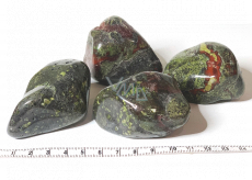 Epidot, Tromlovaný přírodní kámen 100 - 160 g, 1 kus, kámen pro léčení srdce