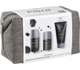 Payot Optimale Nettoyage Integral 3v1 energetizující tělový a vlasový gel 200 ml + osvěžující antiperspirant roll-on pro muže 75 ml + hydratační gelový krém 50 ml + etue, kosmetická sada pro muže