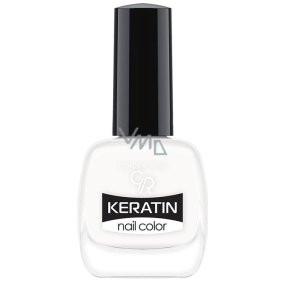 Golden Rose Keratin Nail Color lak na nehty 02 White Color 10,5 ml