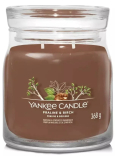 Yankee Candle Praline & Birch - Pralinka a bříza vonná svíčka Signature střední sklo 2 knoty 368 g