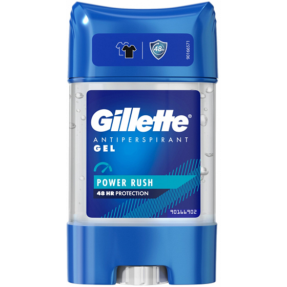 Gillette Power Rush gel antiperspirant deodorant stick gel pro muže 70 ml