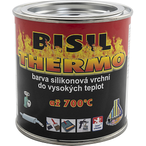 Bisil Thermo žáruvzdorná barva 700 °C, 0199 černá, 350 g Bisil Thermo žáruvzdorná barva 700 °C, 0199 černá, 350 g