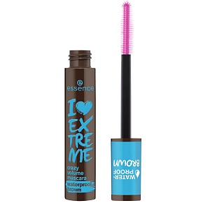 Essence řasenka I LOVE EXTREME CRAZY volume voděodolná 01 hnědá 12 ml