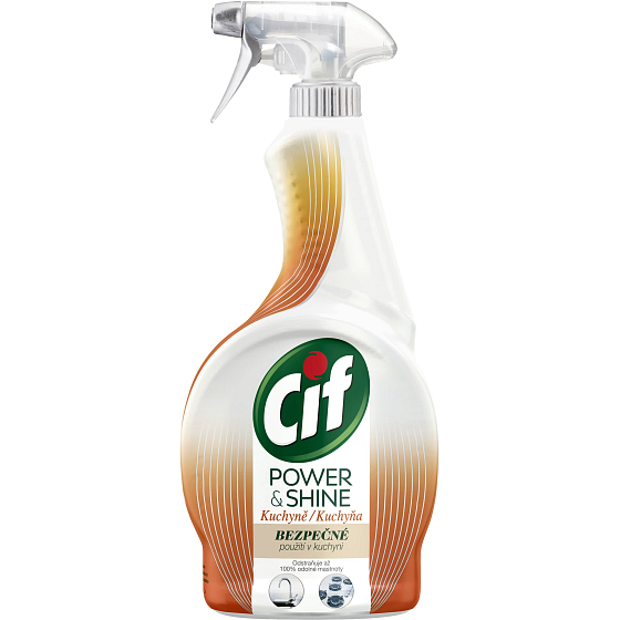 Cif Power & Shine Kuchyně tekutý čisticí přípravek 500 ml rozprašovač