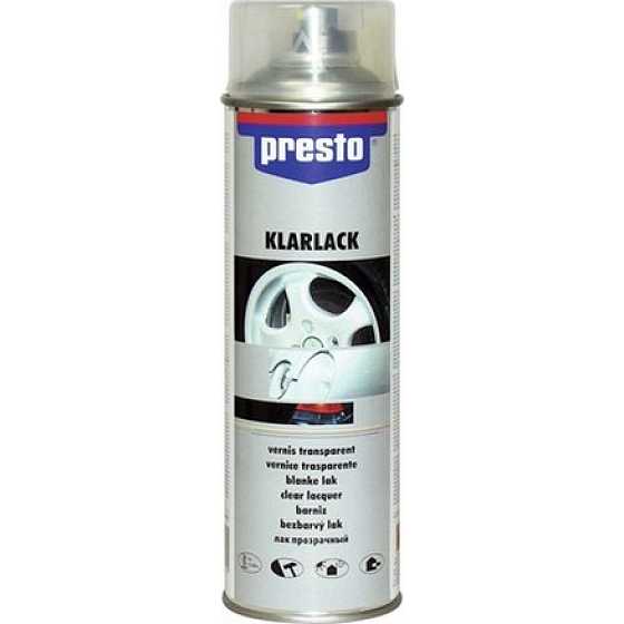 Presto Klarlack rychleschnoucí čirý akrylový lak 500 ml sprej