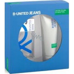 Benetton B-United Jeans Man toaletní voda 100 ml + sprchový gel 200 ml, dárková sada