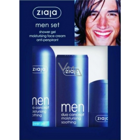 Ziaja Yego Men sprchový gel 300 ml + krém 50 ml + antiperspirant 60 ml, kosmetická sada