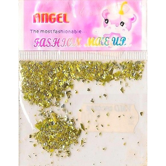 Angel Ozdoby na nehty kousky zlaté 1 balení