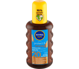 Nivea Sun Protect & Bronze OF20 olej na opalování podporující zhnědnutí 200 ml sprej