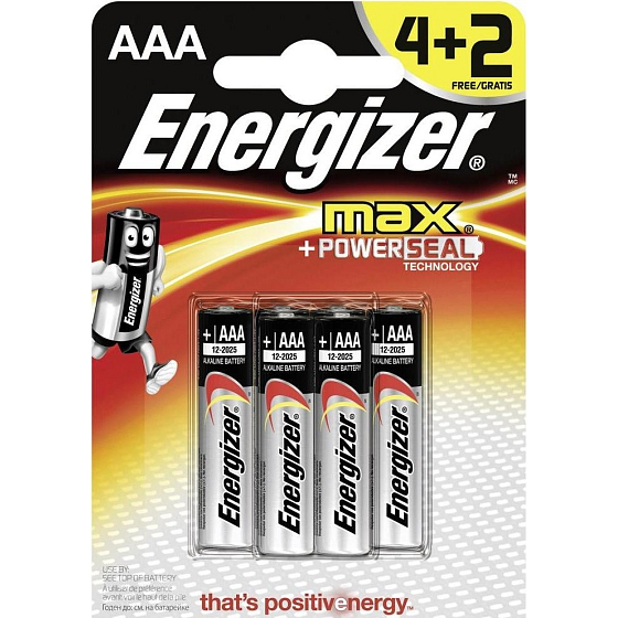 Energizer AAA LR03 1,5V Ultra+ baterie 6 kusů