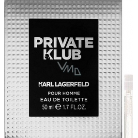 Karl Lagerfeld Private Klub for Men toaletní voda 2 ml s rozprašovačem, vialka