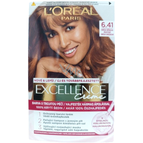 Loreal Paris Excellence Creme barva na vlasy 6.41 Hnědá oříšková