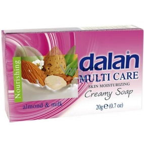 Dalan Multi care Almond & Milk toaletní hotelové mýdlo 20g