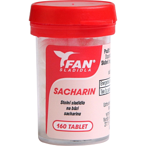 Fan sladidla, sacharin, stopní sladidlo, 160 tablet, 10 g Fan sladidla, sacharin, stopní sladidlo, 160 tablet, 10 g