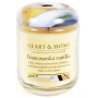 Heart & Home Francouzská vanilka Sojová svíčka velká hoří až 70 hodin 340 g