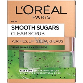 Loreal Paris Smooth Sugars Clear Scrub jemný čisticí cukrový peeling 50 ml