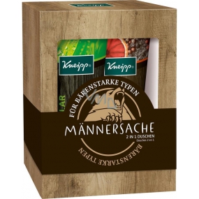 Kneipp Männersache sprchový gel 200 ml + Startklar sprchový gel 200 ml, pro muže kosmetická sada