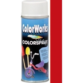 Color Works Colorsprej 918506 karmínově červený alkydový lak 400 ml