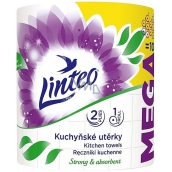 Linteo Mega Kuchyňské utěrky dvouvrstvé, ze 100% celulózy 100 m 1 kus