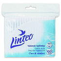 Linteo Satin vatové tyčinky 100% bavlna sáček 100 kusů